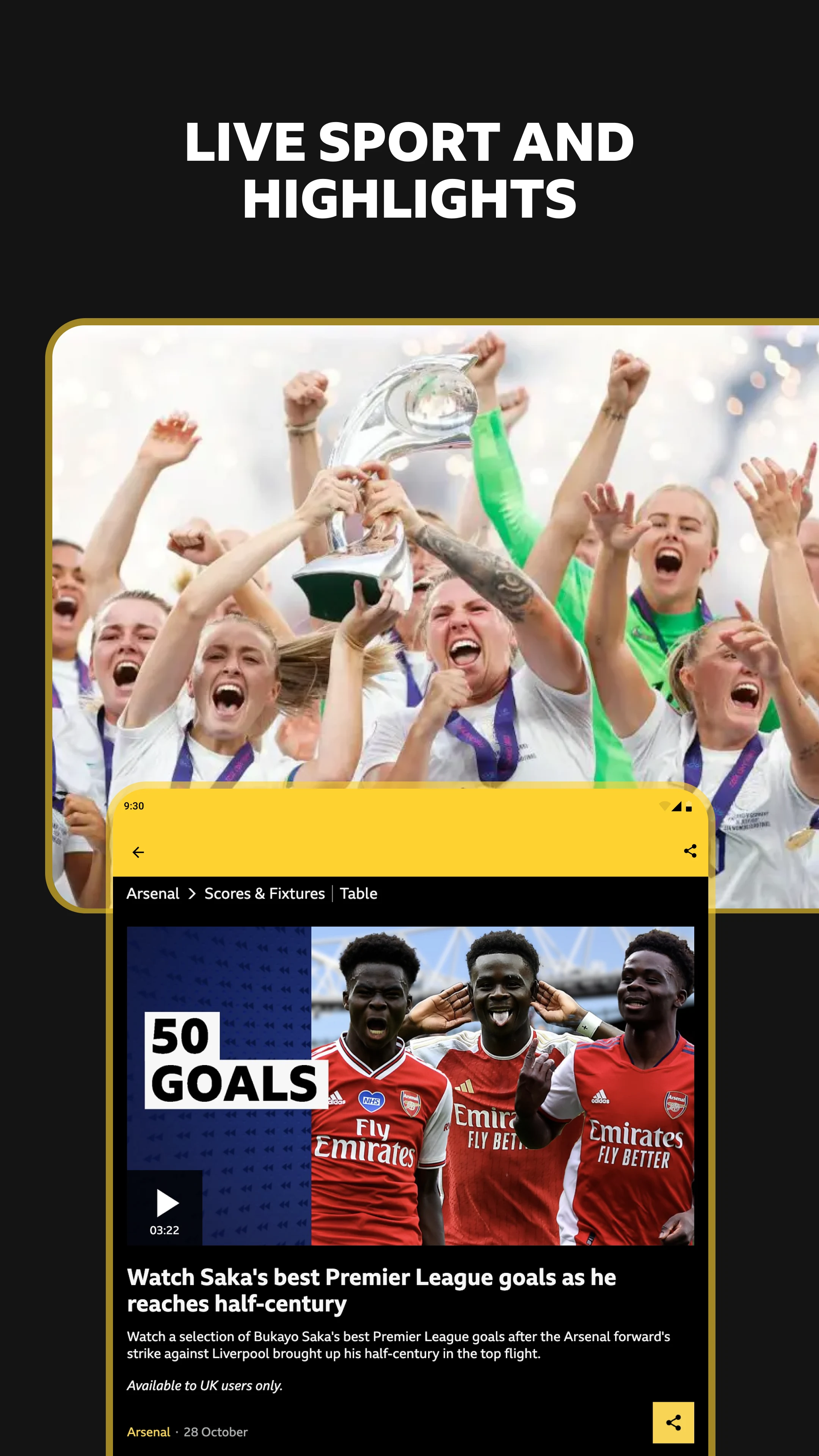 BBC Sport - News & Live Scores screenshot