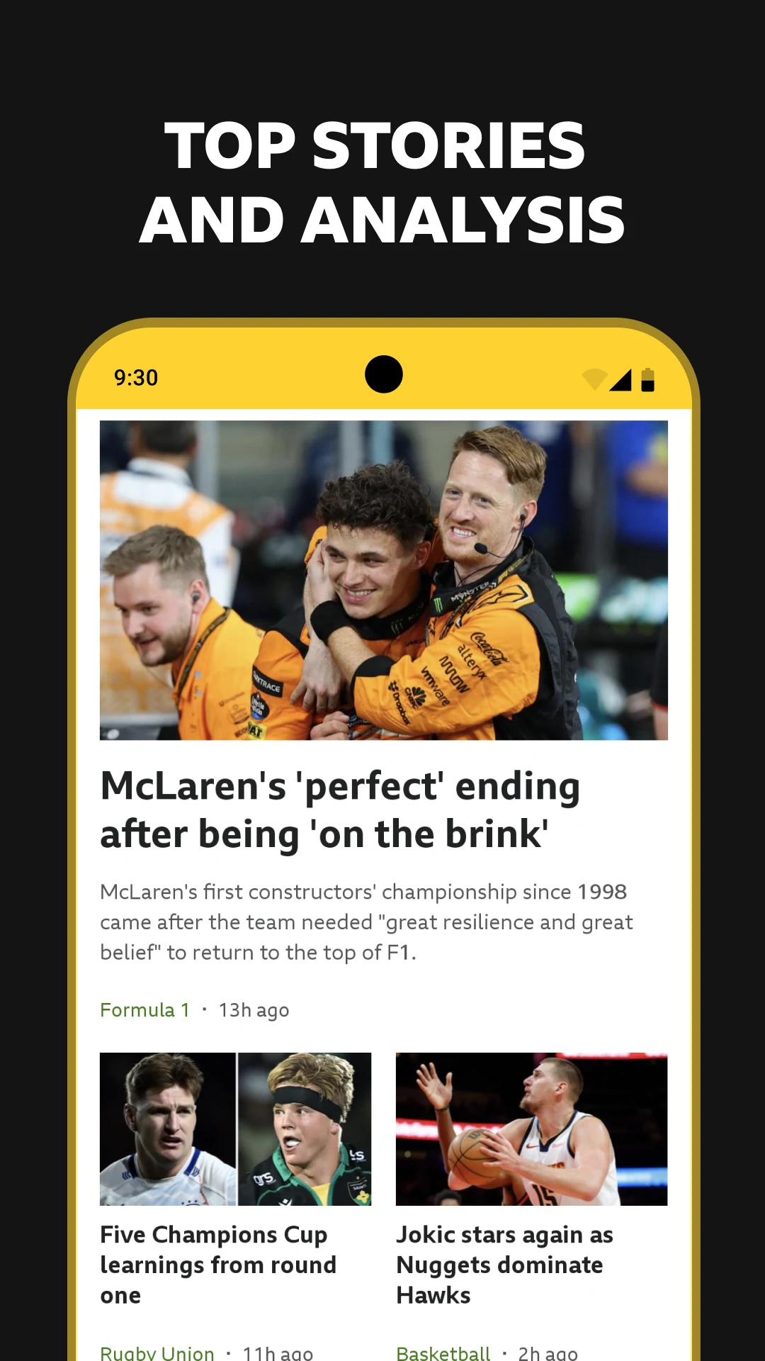 BBC Sport - News & Live Scores screenshot