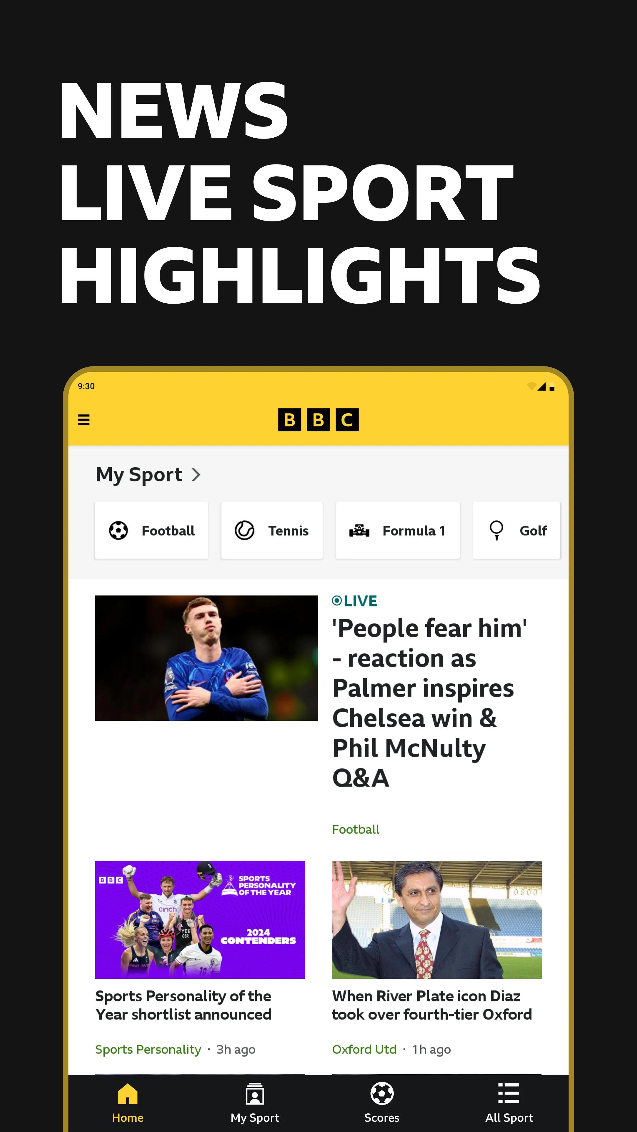 BBC Sport - News & Live Scores screenshot