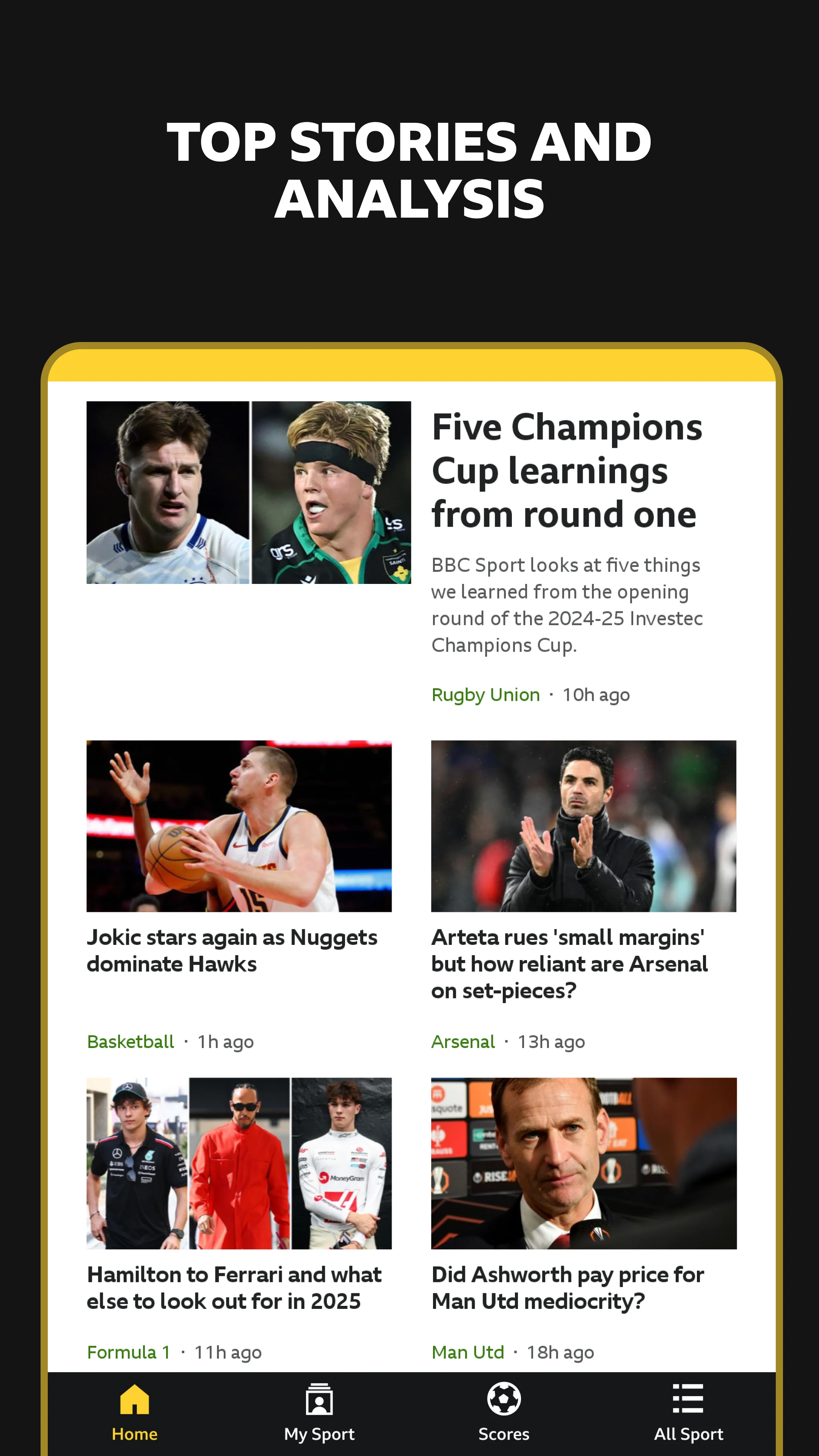 BBC Sport - News & Live Scores screenshot